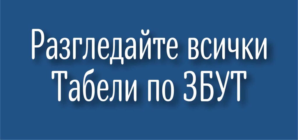 Табели по ЗБУТ